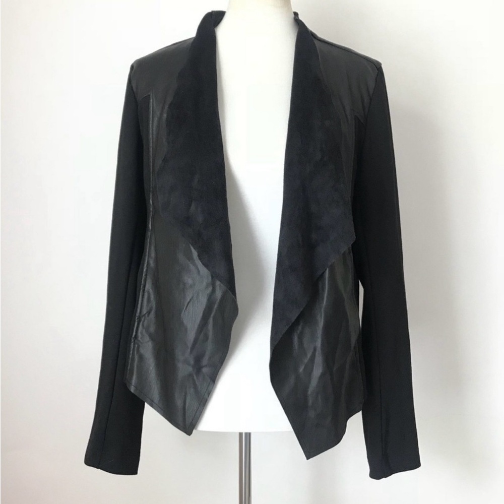 Kut From The Kloth Jacket Size XL Black Open Front